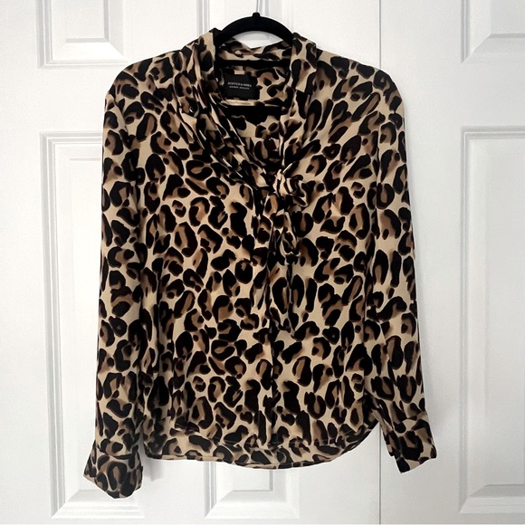 Scotch & Soda Leopard Print Blouse XS - Picture 2 of 11